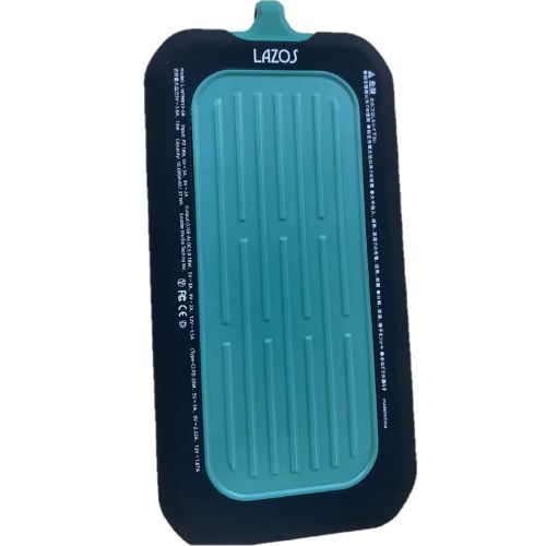  ラソス Lazos Lazos L-WPMB10-GR モバイルバッテリーPD対応 防水防塵 LEDライト カラビナフック付 10000mAh グリーン