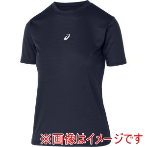 アシックス asics アシックス 2034A986 ジュニアミドルフィット半袖アンダーシャツ ミッドナイト 140