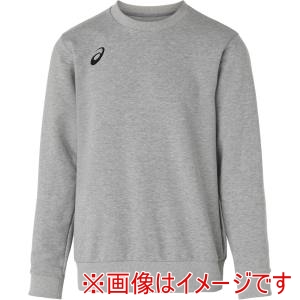 アシックス asics アシックス 2031E956 スウェットクルートップ MID GREY HEATHER S