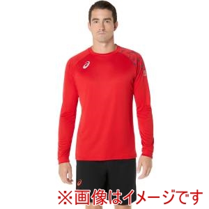 アシックス asics アシックス 2053A209 トップラインファミリー長袖シャツ ファイアリーレッド L