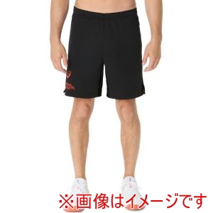 アシックス asics アシックス 2051A374 トップラインプラクティスパンツ パフォーマンスブラックxファイアリーレッド S