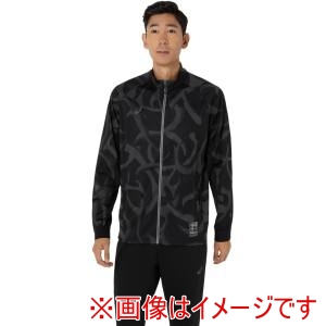 アシックス asics アシックス 2031E985 ドライグラフィックストレッチニットジャケット PERFORMANCE BLACK 2XL