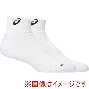 アシックス asics アシックス 3053A162 グリップショートソックス12 ブリリアントホワイトxパフォーマンスブラック S