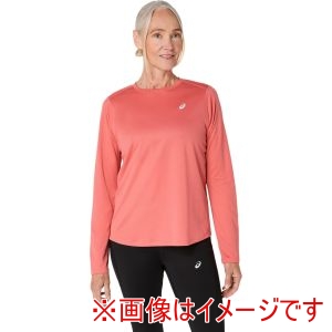 アシックス ASICS アシックス 2012D229 ウィメンズランニングドライ長袖シャツ ダークピンククレー S