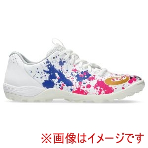アシックス ASICS アシックス 1113A045 TOQUE 8 TF WHITE/PURE GOLD 24.5cm