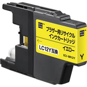 エコリカ ecorica エコリカ ECI-BR12Y リサイクルインク イエロー ecorica