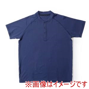 カヴァーワーク COVER WORK カヴァーワーク TMF-3477 グリッドメッシュ ヘンリーネックシャツ 半袖 ブラック 3Lサイズ