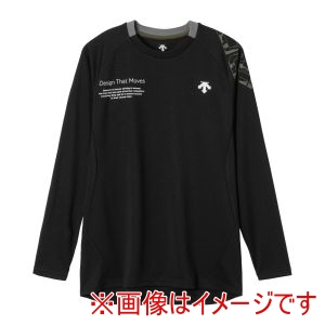 デサント DESCENTE デサント DV5FLT01U 長袖バレーボールシャツ ブラック 4XO