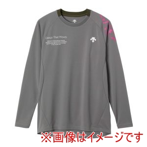 デサント DESCENTE デサント DV5FLT01U 長袖バレーボールシャツ グレー M