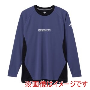 デサント DESCENTE デサント DV5FLT02U 長袖バレーボールシャツ パープル 4XO
