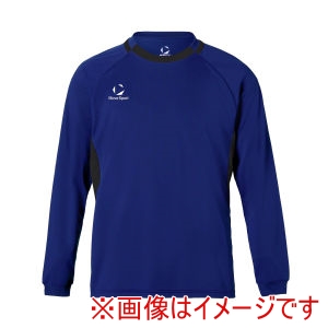 デサント DESCENTE デサント SV6SLT03U 長袖バレーシャツ ブルーxブラック O