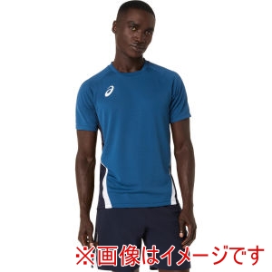 アシックス ASICS アシックス 2101A344 プラクティス半袖シャツ トワイライトブルー M