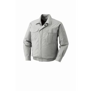 空調服 空調服 KU90550-C06-S3 綿薄手ワークウエアのみ シルバー L