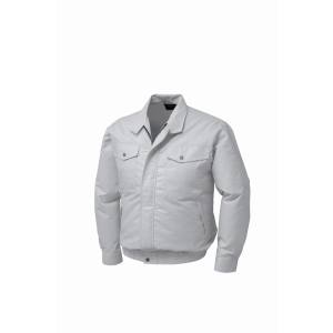 空調服 空調服 KU91710-C06-S3 綿 ポリ混紡制電ウエアのみ シルバー L