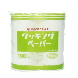パックスタイル パックスタイル キッチンペーパー PSクッキングペーパー Mサイズ 100カット×2ロール 1ケース(6) 00692444 メーカー直送 法人限定 代引不可 北海道沖縄離島不可