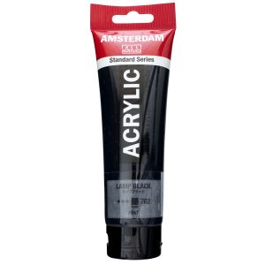 ターレンスジャパン ターレンス アムステルダム アクリリックカラー 120ml 702 ランプブラック