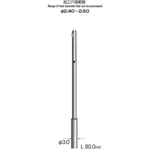 ミニター ミニモ Minimo ミニター ミニモ KA4202 スリットホールバー 片刃 軸径3.0mm