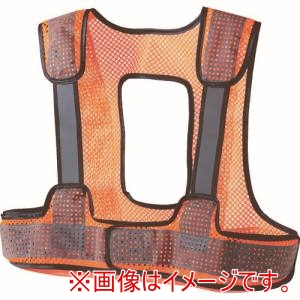 スリーライク スリーライク FH-VL-FOSV フルハーネス対応ベンチレーション反射ベストSPIDER300/蛍光オレンジXガラスビーズ