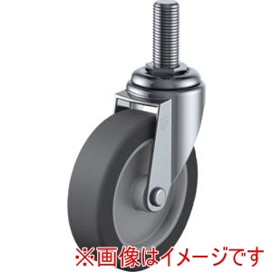 ユーエイキャスター YUEI ユーエイキャスター ET-75EL-M12-35 ねじ込み式 自在 キャスター エラストマー 車輪径75mm Eタイプ ET型 ネジ寸法M12×35ピッチ1.75
