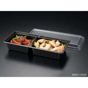 パックスタイル パックスタイル 弁当容器 PS ハコベン HB-2 本体 黒 1ケース(800) 00563284 メーカー直送 法人限定 代引不可 北海道沖縄離島不可