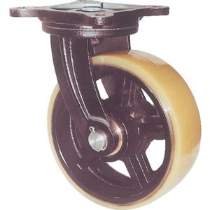 ヨドノ ヨドノ MUHA-MG150X75 鋳物重量用キャスター 許容荷重656.6 取付穴径13mm