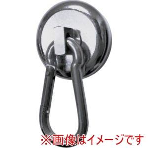 マグエバー MAGEVER マグエバー HOOKCARA25 強力マグネットフック カラビナ付き Φ25