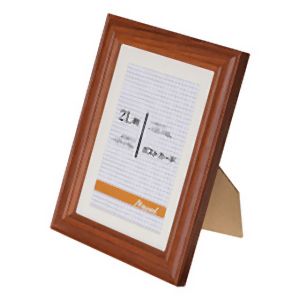 エツミ エツミ フォトフレーム 5個セット Novel ノベル 小説 2L 5×7in ポストカード 4×6in PS ブラウン VE-5583X5