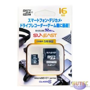 SUNEAST SUNEAST SE-MCSD-016GC1 microSD 16GB アダプタ付き