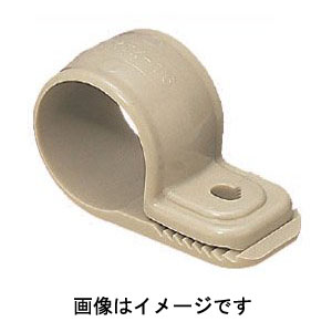 未来工業 ミライ 未来工業 KTK-16J ワニグチ片サドル 兼用タイプ 適合径18～24mm ベージュ 50個 KTK-16J50