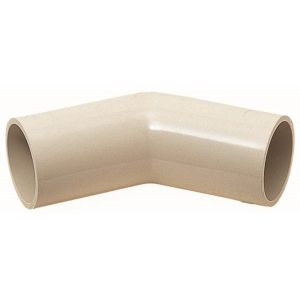 未来工業 ミライ 未来工業 VEN-16J10 J管エルボ 45° 排水用 適合管VE16 ベージュ 10個 VEN-16J