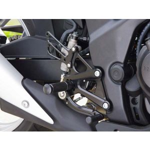 ベビーフェイス BabyFace ベビーフェイス 002-H016SV バックステップ/シルバー 5P CBR250R 11-16
