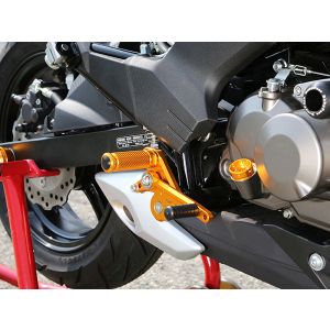 ベビーフェイス BabyFace ベビーフェイス 002-K029BK バックステップキット ブラック Z125 Pro 16-