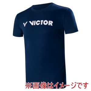 ビクター VICTOR ビクター T-40050 Tシャツ ネイビー L