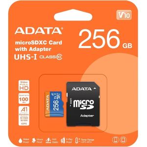 エイデータ ADATA ADATA AUSDX256GUICL10A1-RA1-I マイクロSDXC256GB UHS-I クラス10 メーカー保証永年