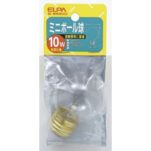 朝日電器 エルパ ELPA エルパ G-84H C ボール球10W ELPA 朝日電器