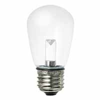 朝日電器 エルパ ELPA エルパ LDS1CL-G-GWP906 LED装飾電球 サイン球形 1.4W E26 クリア電球色 E26口金 防水設計 ELPA 朝日電器