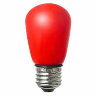 朝日電器 エルパ ELPA エルパ LDS1R-G-GWP904 LED装飾電球 サイン球形 1.4W E26 レッド E26口金 防水設計 ELPA 朝日電器
