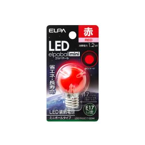 朝日電器 エルパ ELPA エルパ LDG1R-G-E17-G244 LED電球 G30 E17 ELPA 朝日電器