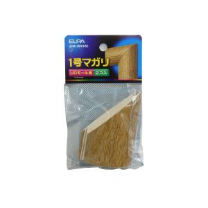 朝日電器 エルパ ELPA エルパ UDM-1NH LW 木目UDモール マガリ 1号 ライト ELPA 朝日電器