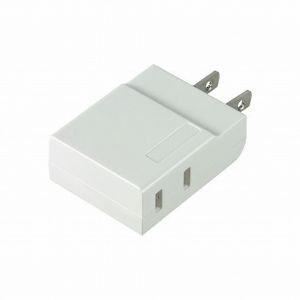 朝日電器 エルパ ELPA エルパ A-CT002B W コンパクトタップ2個口 ELPA 朝日電器