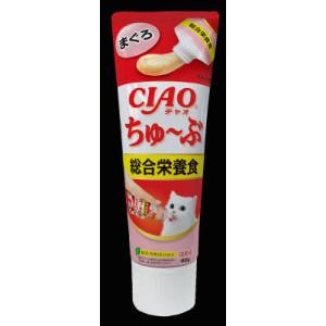 いなばペットフード いなば チャオ ちゅーぶ 総合栄養食 まぐろ 80g 猫 おやつ CIAO