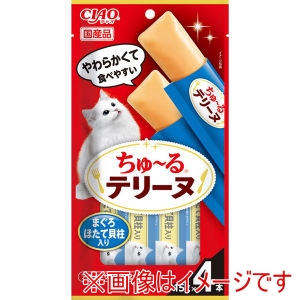 いなばペットフード いなば CIAO ちゅ～る テリーヌ まぐろ ほたて貝柱入り 15g×4本