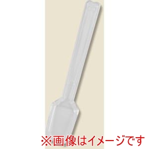 シモジマ シモジマ 4513009 プラスチック角スプーン 透明 9cm 単袋 100本入り