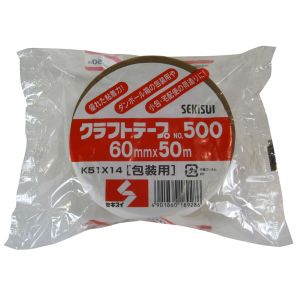 積水化学工業 セキスイ セキスイ K51X14 クラフトテープ 500 60mm×50m