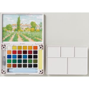 サクラクレパス SAKURA サクラクレパス サクラ プチカラー NCW-30色 水筆入 NCW-30H 217205