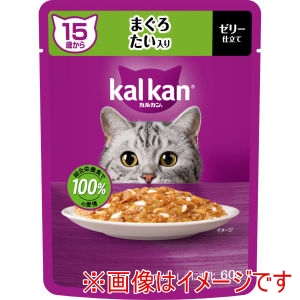 マースジャパンリミテッド マースジャパンリミテッド カルカン パウチ 15歳から まぐろ たい入り 60g