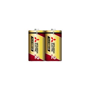 三菱 三菱 アルカリ乾電池 単2形 2本パック LR14GR/2S