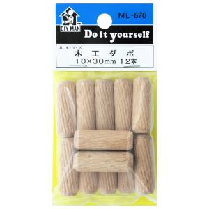 和気産業 和気産業 木工ダボ 袋入 12本入 30mm ML676