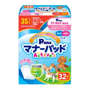 第一衛材 第一衛材 男の子 & 女の子用 マナーパッド アクティブ 3Sサイズ 32枚入 P.one