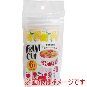 トルネ トルネ P-3606 フタ付フルーツカップ 大 レモン&リンゴ